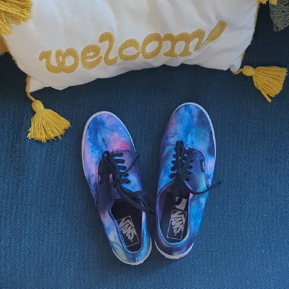 VANS -- COSMIC GALAXY LOW PRO SNEAKERS